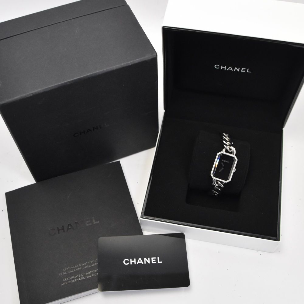 値下 シャネル CHANEL H3254 プルミエール ダイヤ ベゼル クォーツ