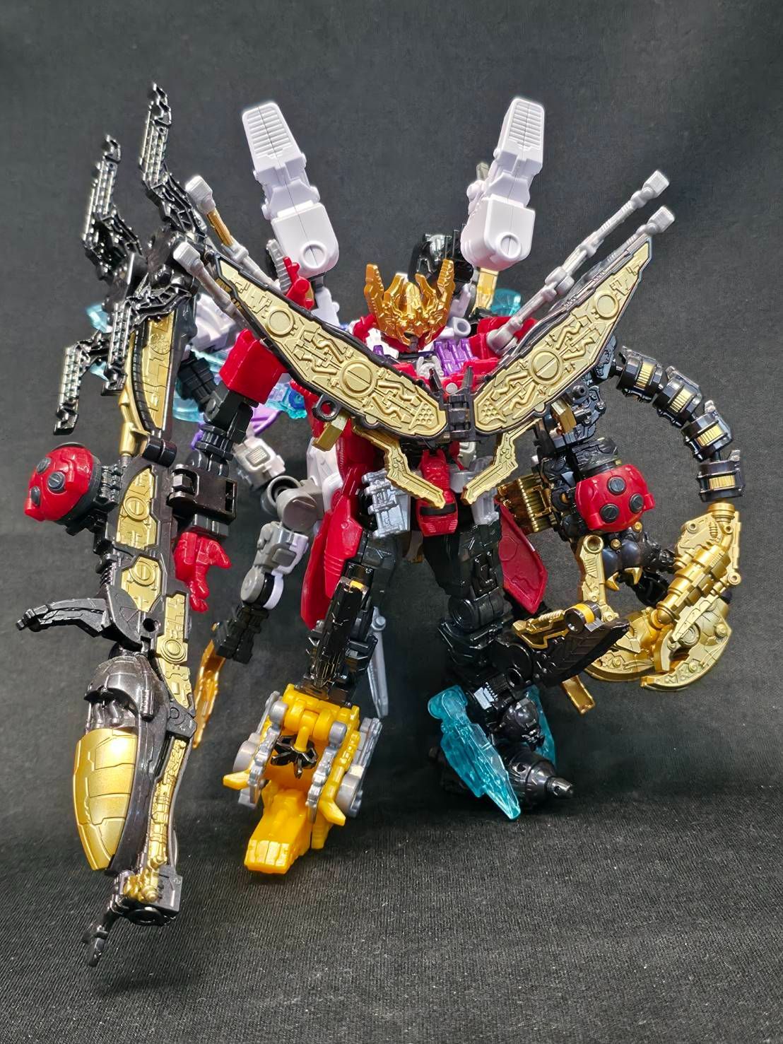 【完品】 【一部塗装】 ミニプラ　シュゴッド合体シリーズ1〜4 ミニプラ シュゴッド合体シリーズ 極限14体合体セット エクストリーム