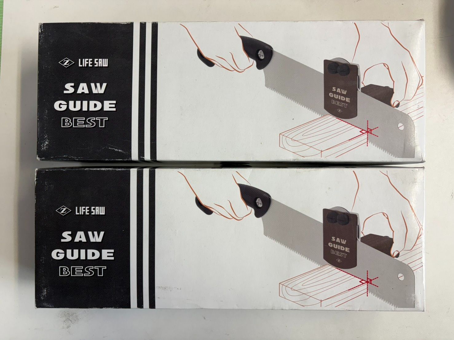 LIFE SAW ソーガイド ベスト SAW GUIDE BEST のこぎりガイド 鋸セット DIY 木工 2箱セット