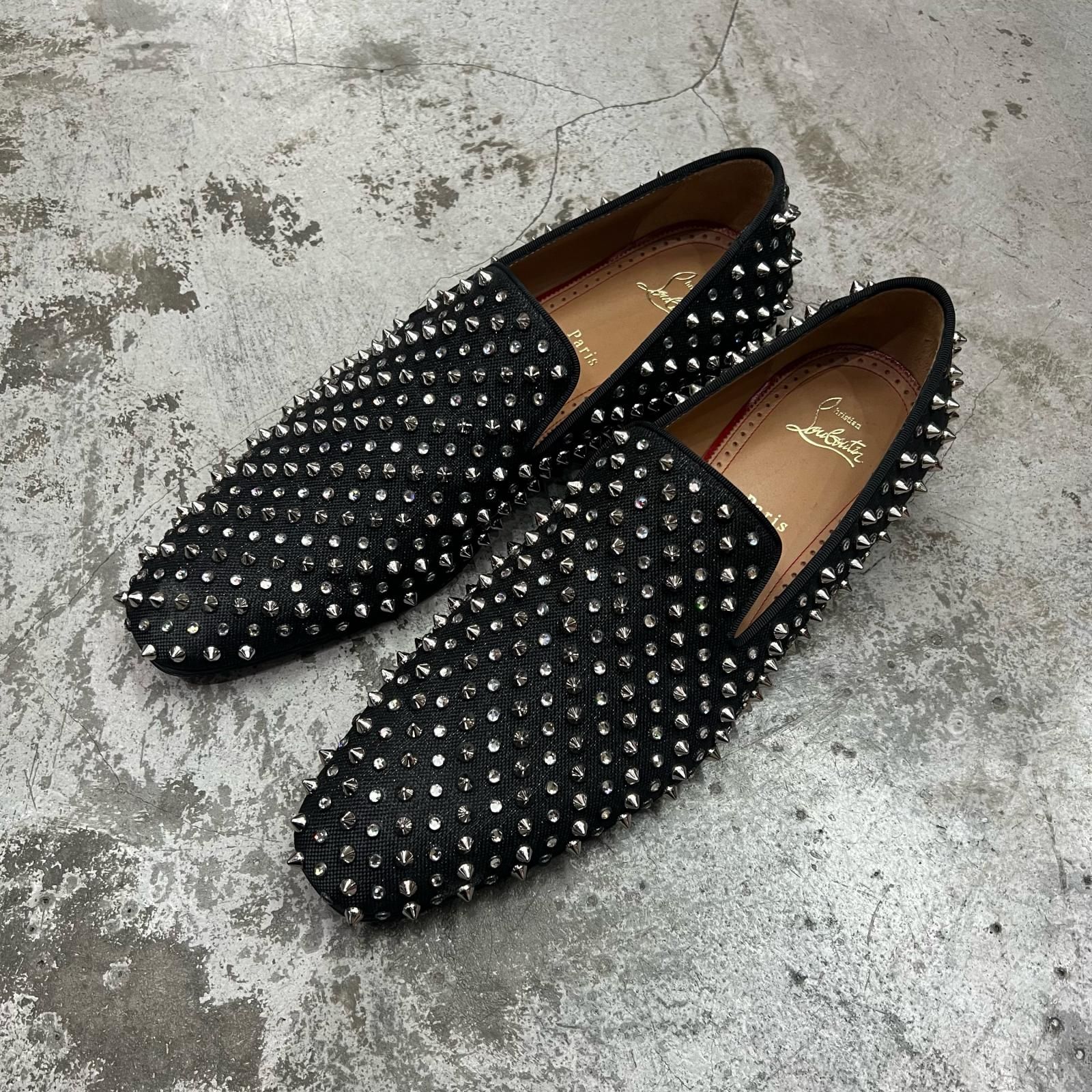 極美品！Christian Louboutin スタッズローファー Christian Louboutin ローファー オペラシューズ スタッズ Dandelion