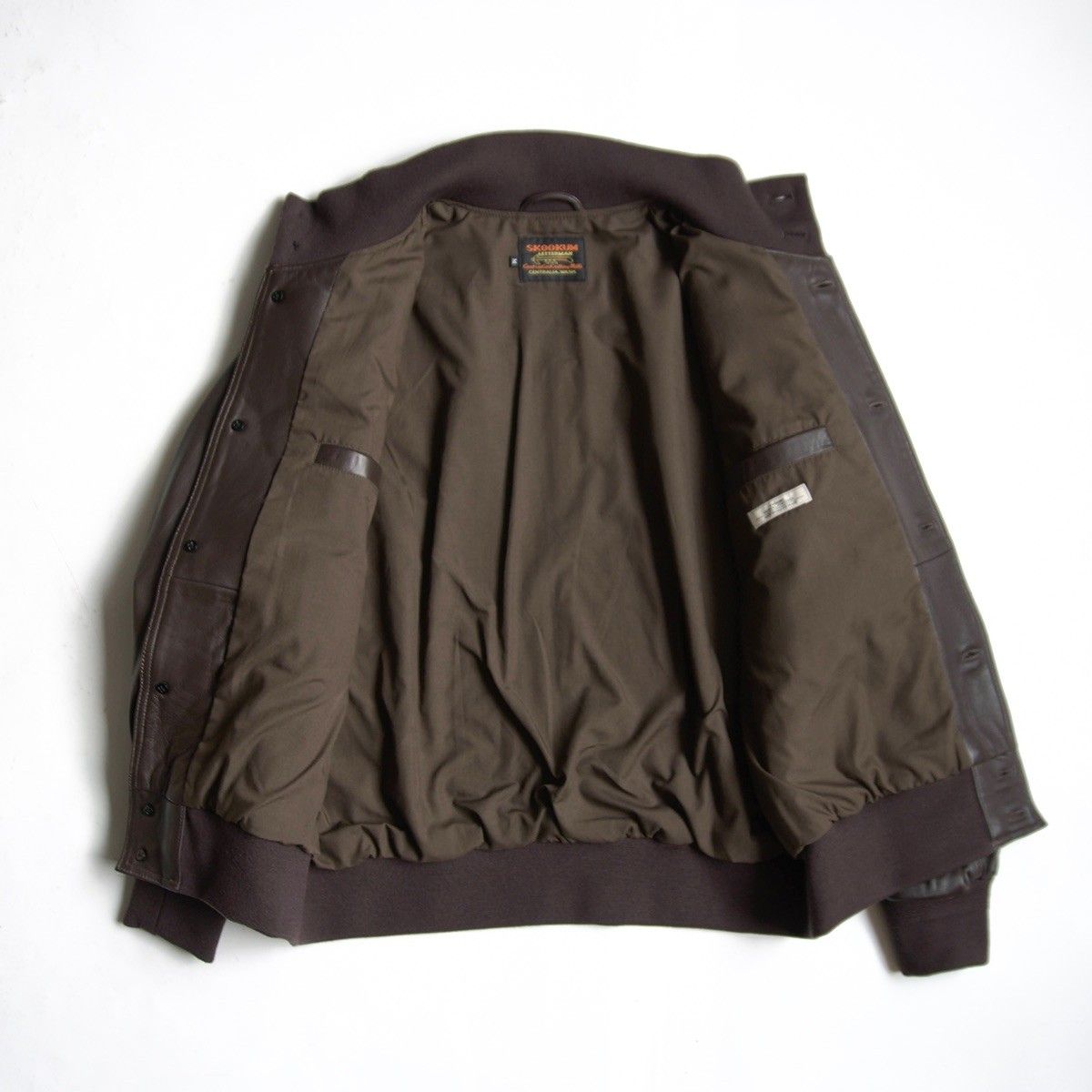 美品/relume JOURNAL STANDARD別注】SKOOKUM【A-1 レザー バルスター