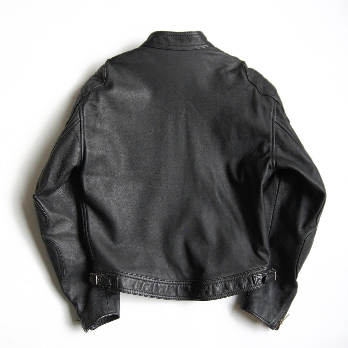 美品】KADOYA【シングルライダースジャケット】 L ブラック レザー