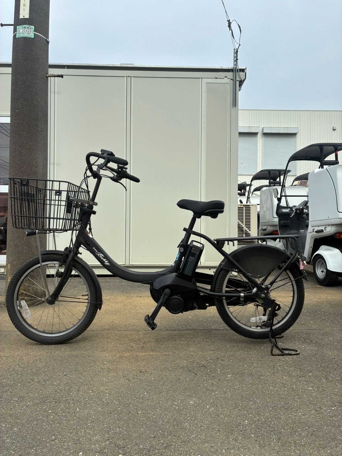 YAMAHA PAS Babby 電動アシスト自転車 20インチ 黒 マット調-人気店