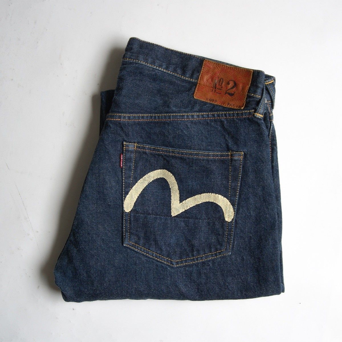 メンズ 【美品/濃紺】EVISU 【LOT.2000 デニムパンツ】36×35 エビス 