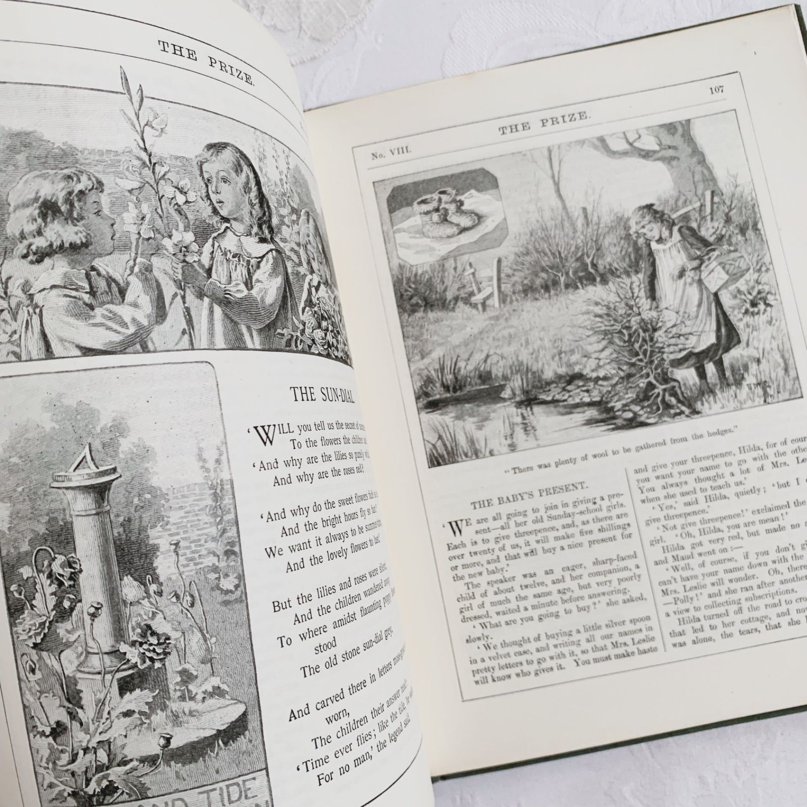 1908年 英国アンティーク児童書-美しいカラー&モノクロ挿絵を眺める