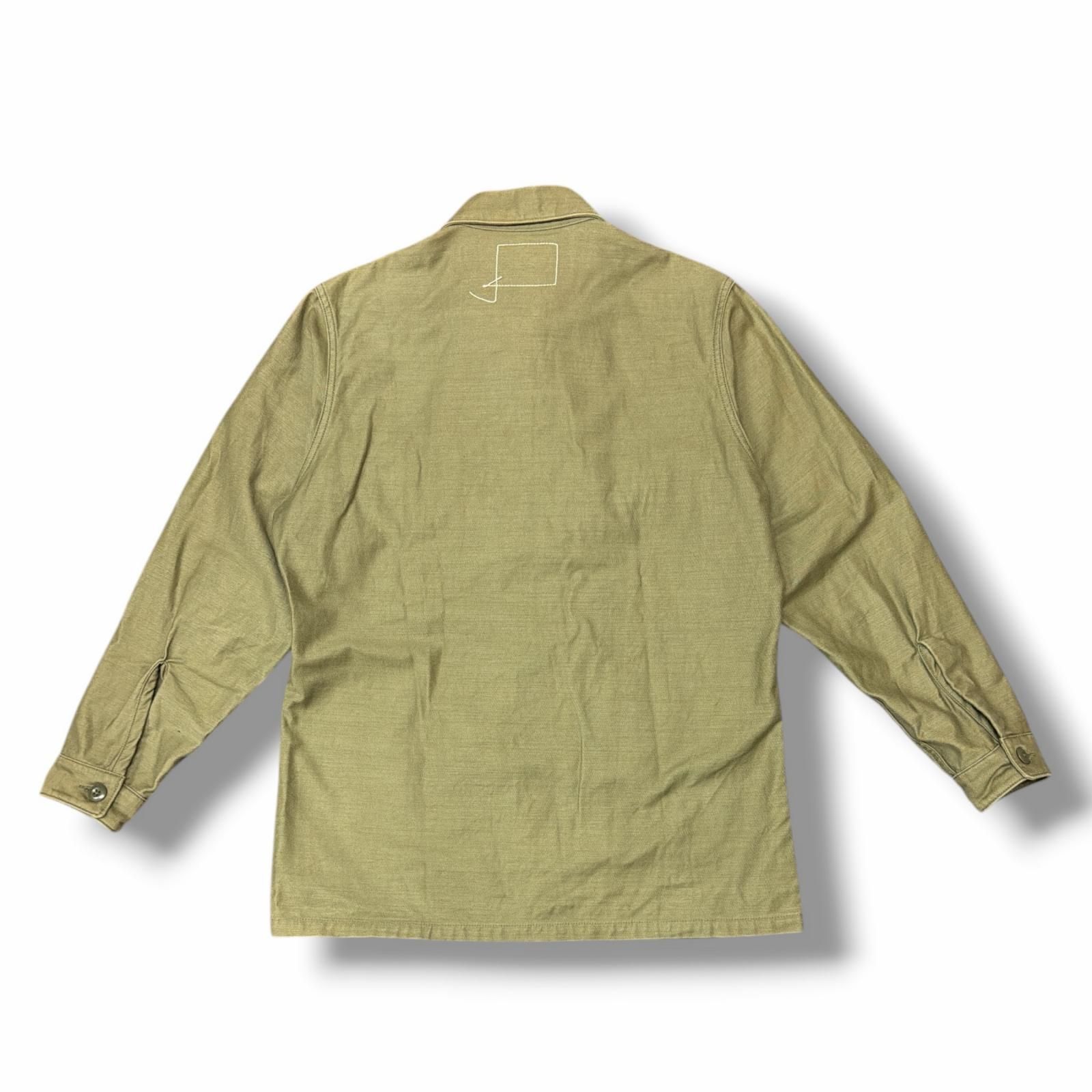 WTAPS WMILL-LS COTTON.SATIN バックサテンユーティリティシャツ