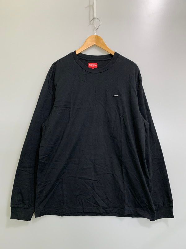 中古品】 SUPREME シュプリーム SMALL BOX LOGO LS TEE BLACK スモール
