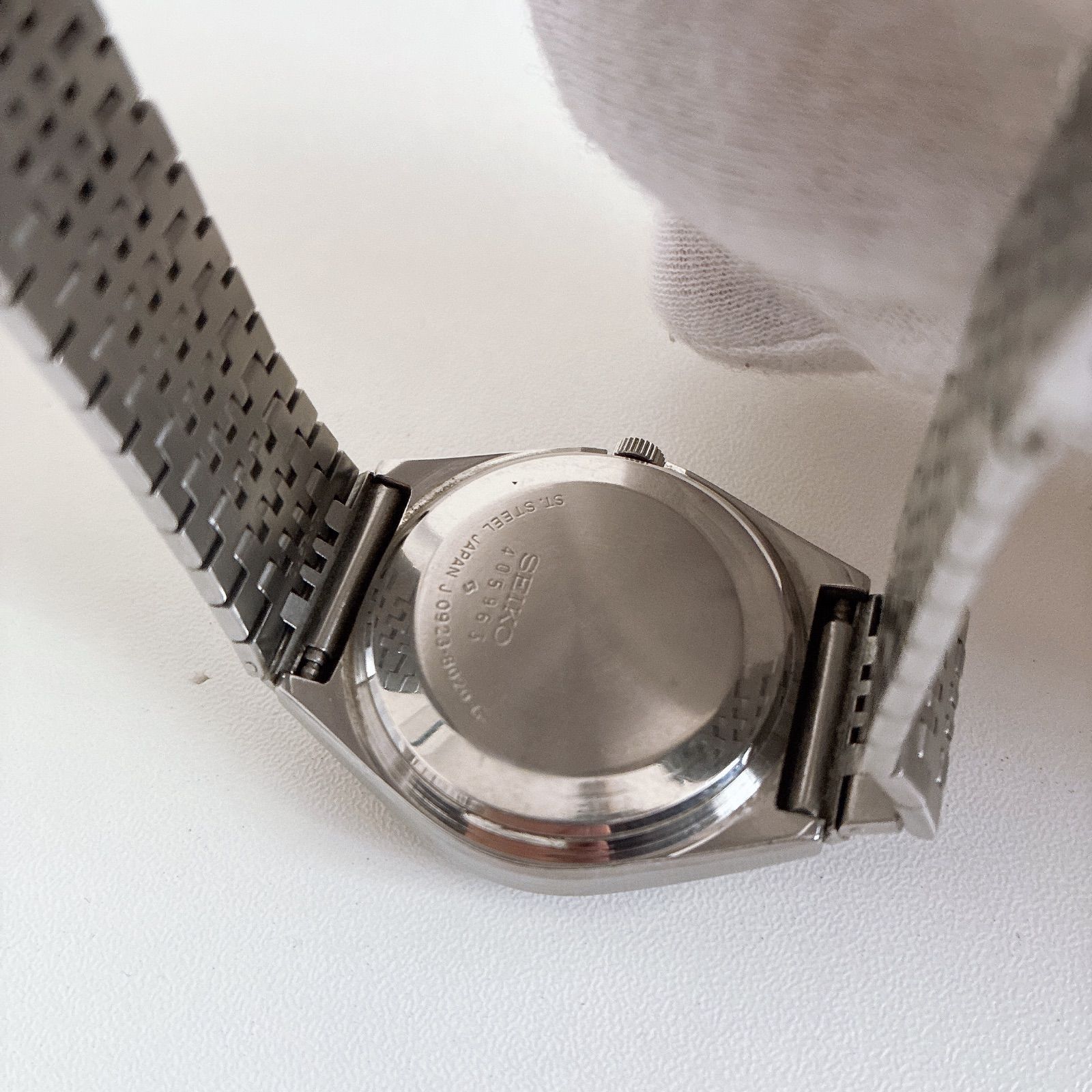 稼動品 激レア✨️】SEIKO QUARTS QZ 0923-8020 デイデイト 青梨地文字