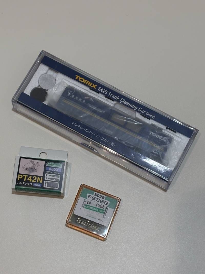TOMIX 6425 マルチレールクリーニングカー 青 Nゲージ 鉄道模型