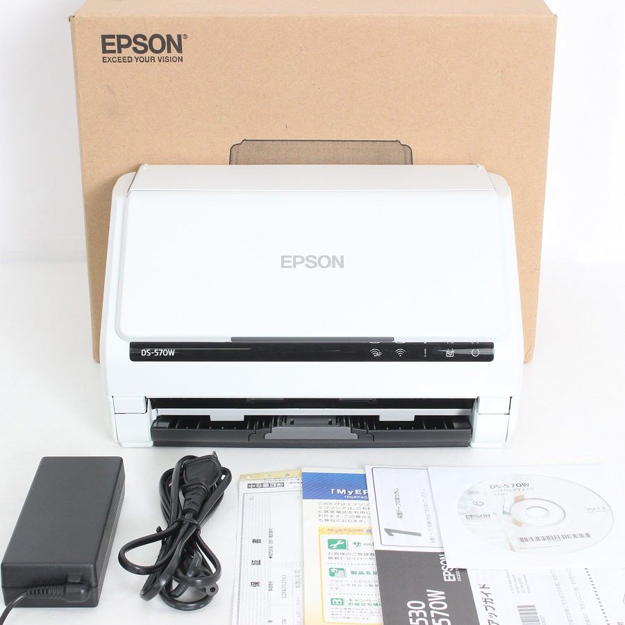 【走行1万枚・訳あり】EPSON DS-570W ドキュメントスキャナー エプソン スキャナー DS-570W