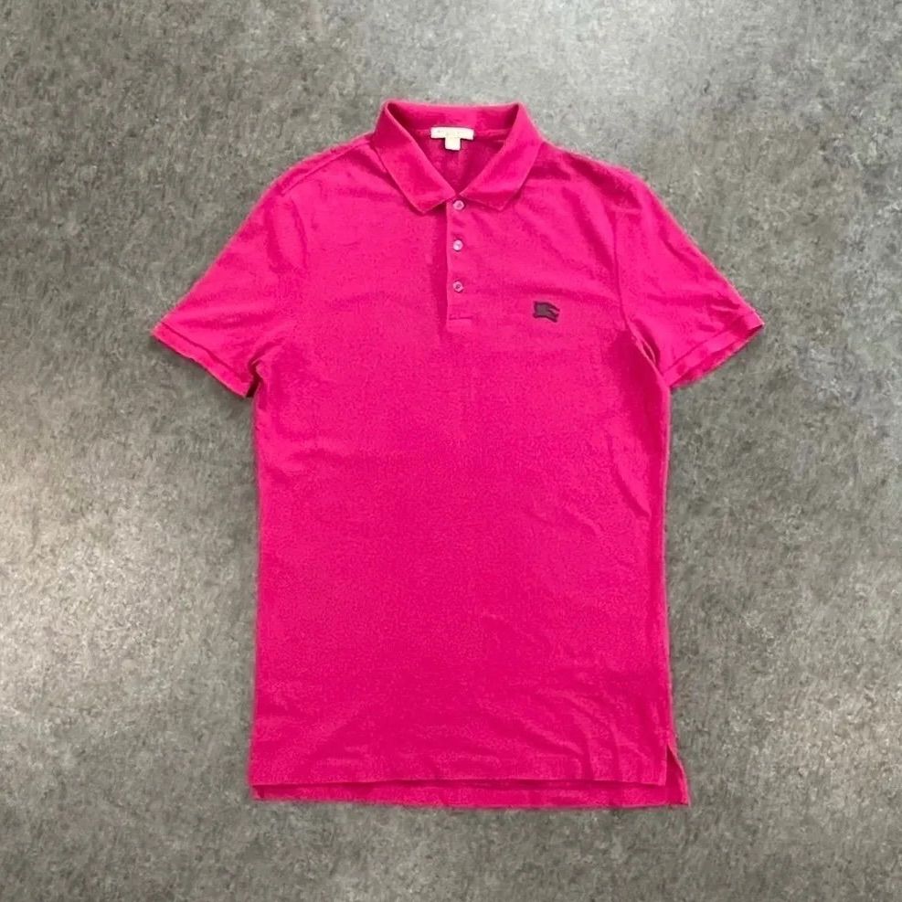 BURBERRY ピンク ポロシャツ XL 800DB28E-5B7B-4DAF-9458-