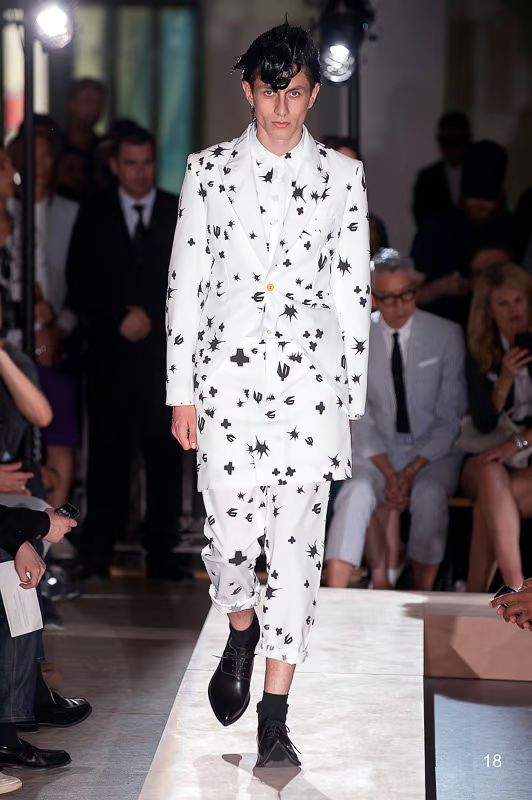 COMME des GARCONS HOMME PLUS 15ss ×鈴木ヒラク 総柄 エステル縮絨
