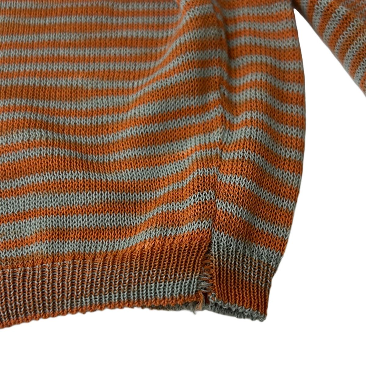 MISSONI(ミッソーニ) カーディガン サイズ44 L レディース - オレンジ
