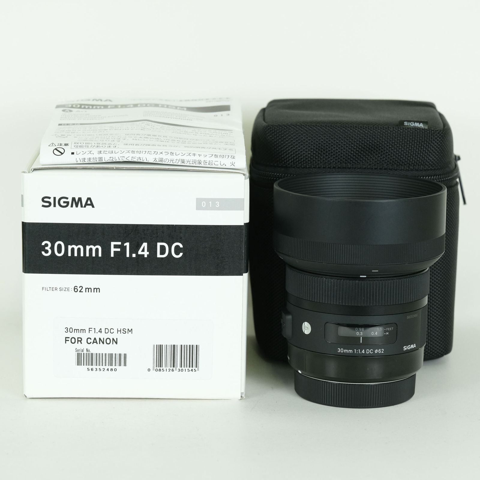 良品] SIGMA 30mm F1.4 DC HSM | Art [キヤノン用] | Canon EF-S 