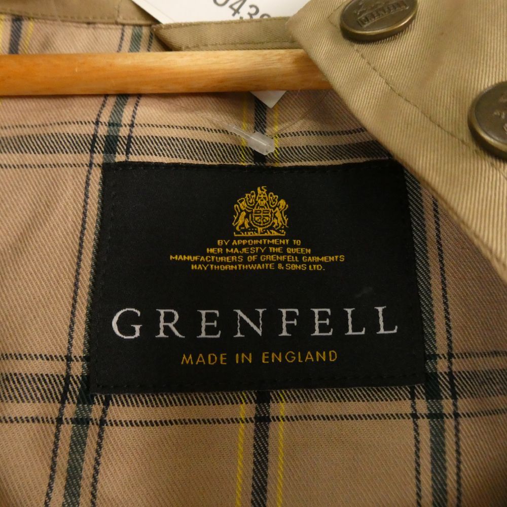 絶品】 英国製 GRENFELL グレンフェル STOCKWELL フーデッドコート