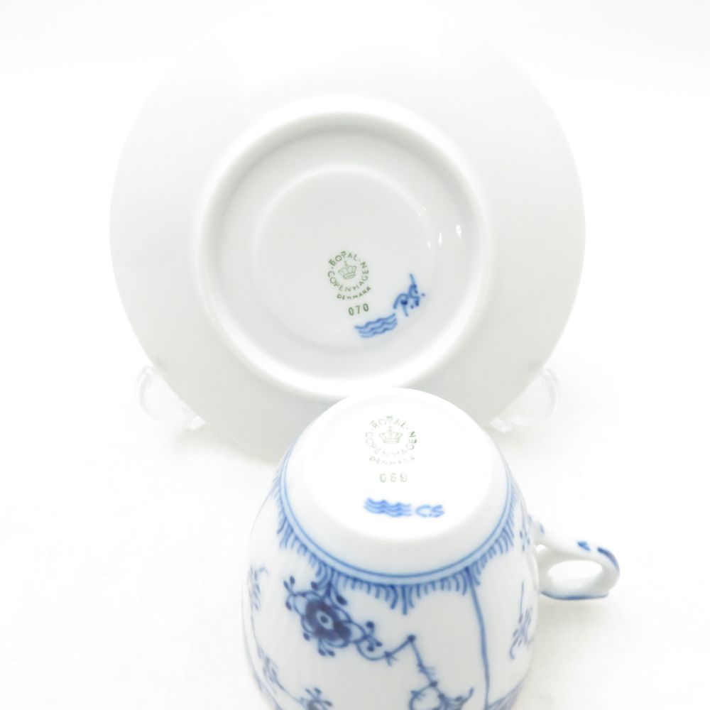 美品 ROYAL COPENHAGEN ロイヤルコペンハーゲン ブルーフルーテッド