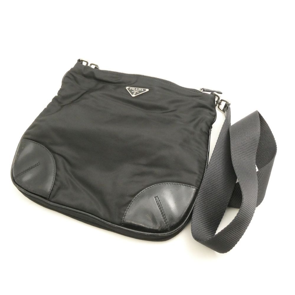レディース PRADA プラダ ワンショルダーバッグ ナイロン 三角ロゴ 