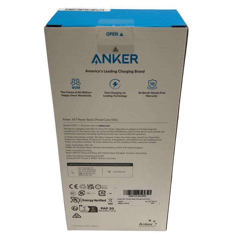 新品未開封】Anker 347 Power Bank 40000mAh - メルカリ