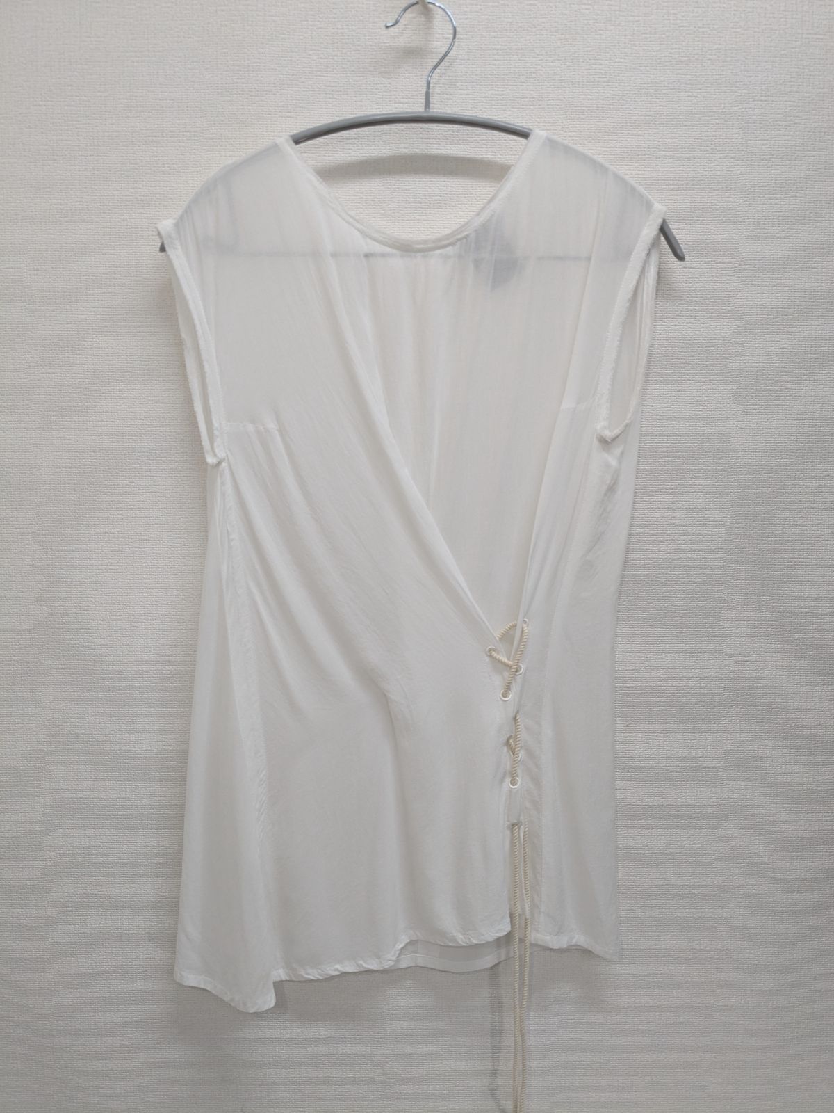 ANN DEMEULEMEESTER アンドゥムルメステール ノースリーブ レース 