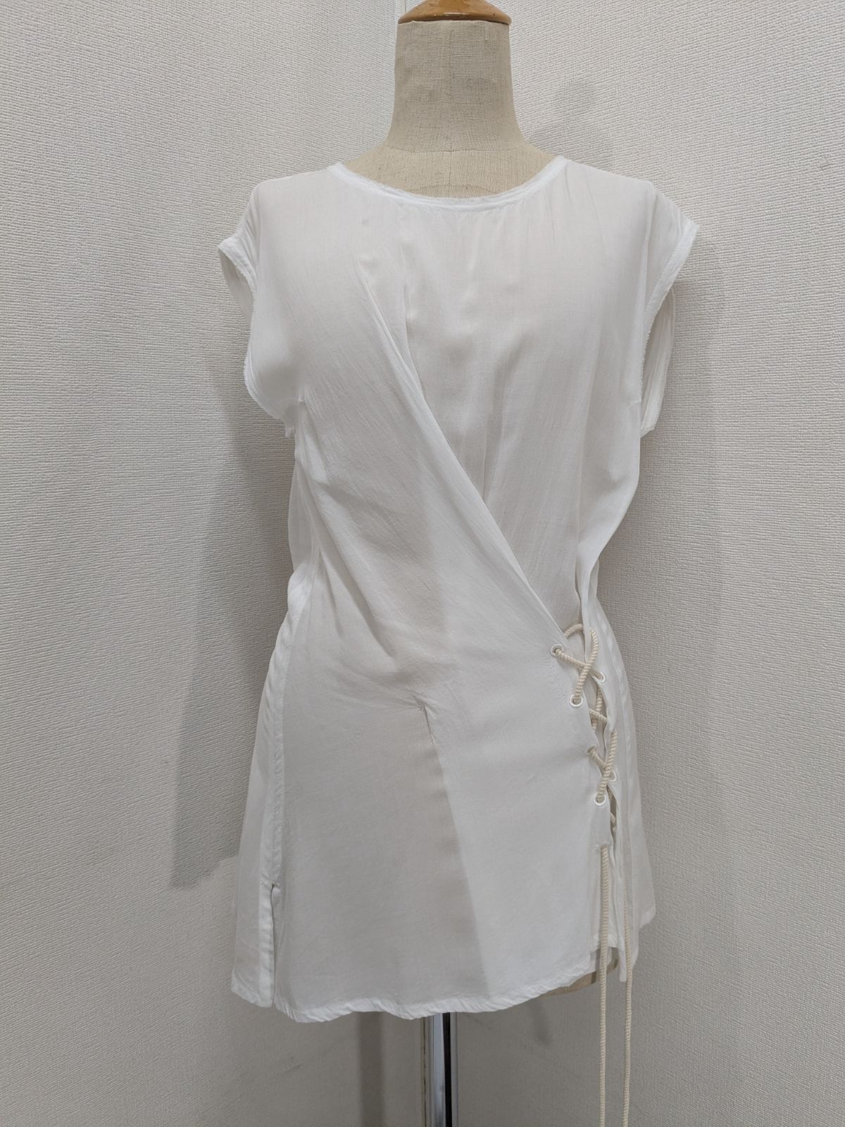 ANN DEMEULEMEESTER アンドゥムルメステール ノースリーブ レース 