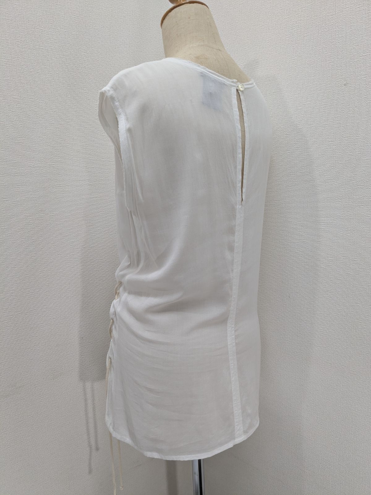 ANN DEMEULEMEESTER アンドゥムルメステール ノースリーブ レース 