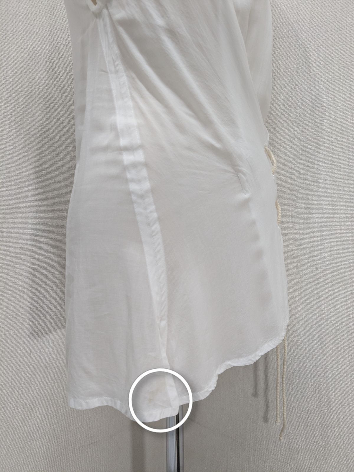 ANN DEMEULEMEESTER アンドゥムルメステール ノースリーブ レース 