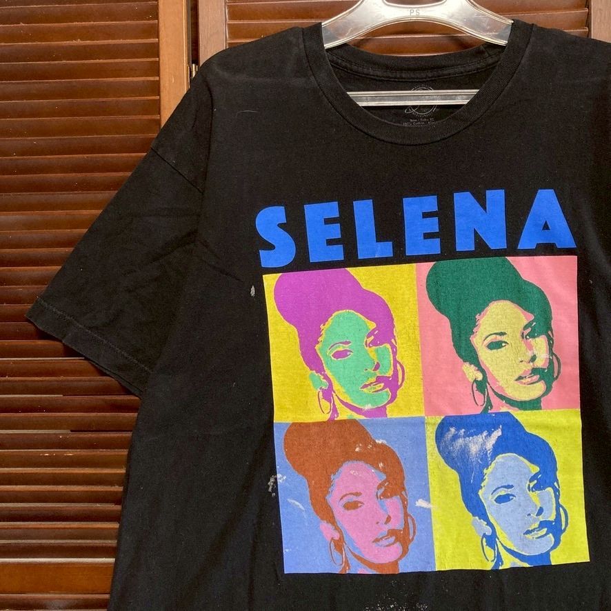 アーティスト Tシャツ セレーナ SELENA 歌手 シンガー 黒 XLサイズ
