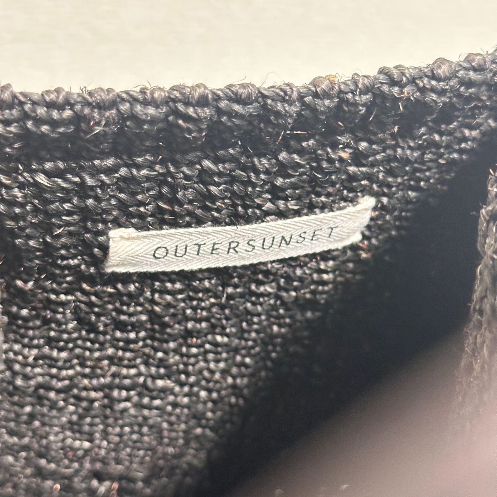 美品 OUTERSUNSET アウターサンセット 辺見えみり abaca basket bag
