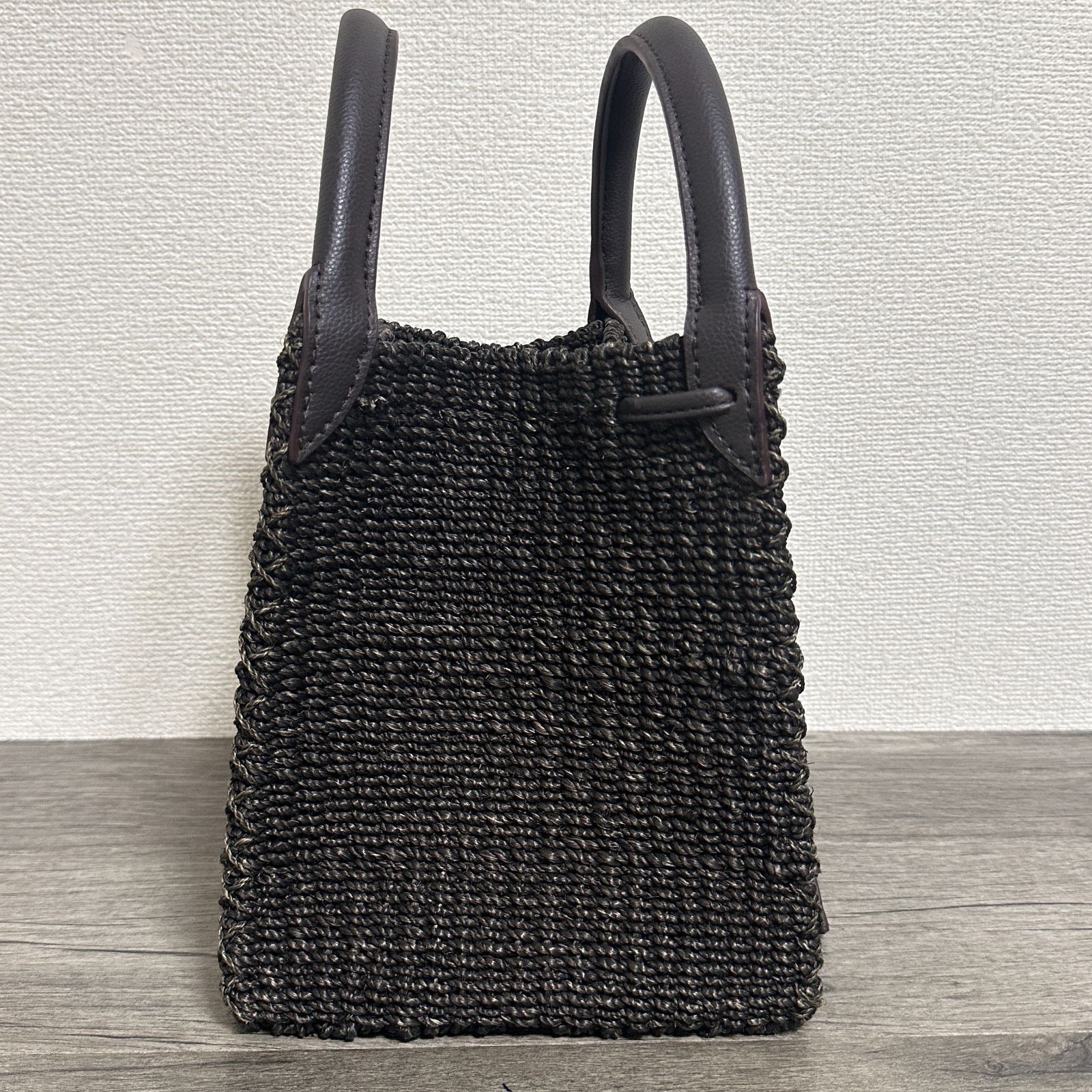 美品 OUTERSUNSET アウターサンセット 辺見えみり abaca basket bag