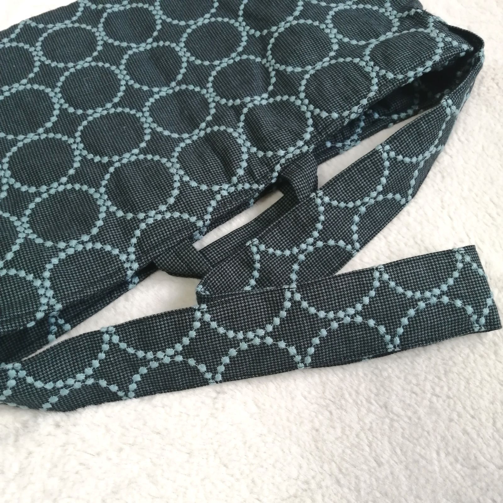 未使用☆ミナペルホネン ショルダーバッグ タンバリン刺繍 リネン