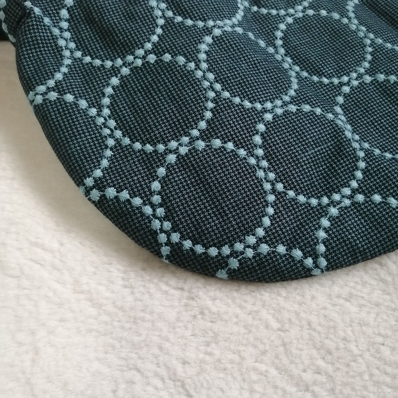 未使用☆ミナペルホネン ショルダーバッグ タンバリン刺繍 リネン