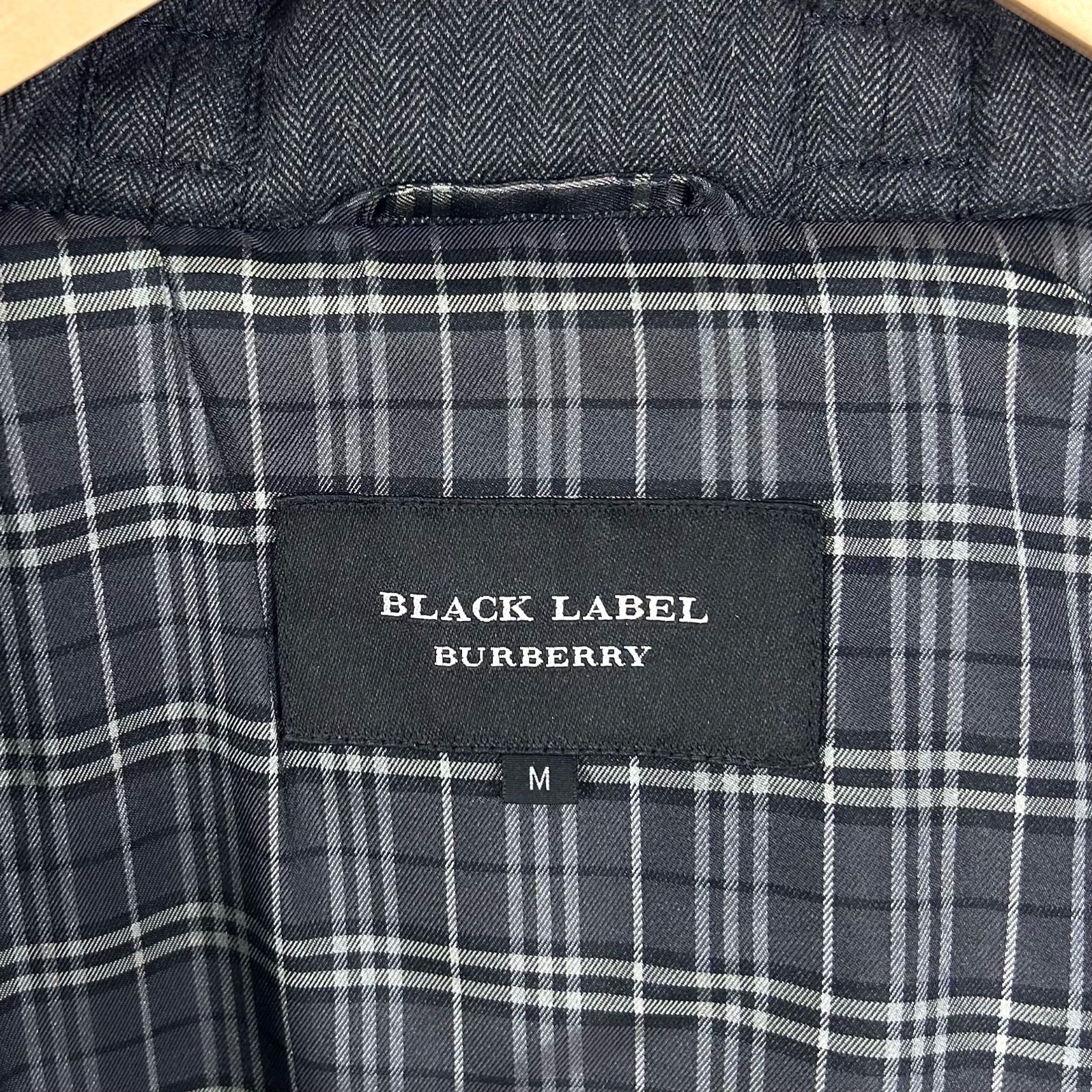 美品 BURBERRY BLACK LABEL バーバリーブラックレーベル ブラックノバ