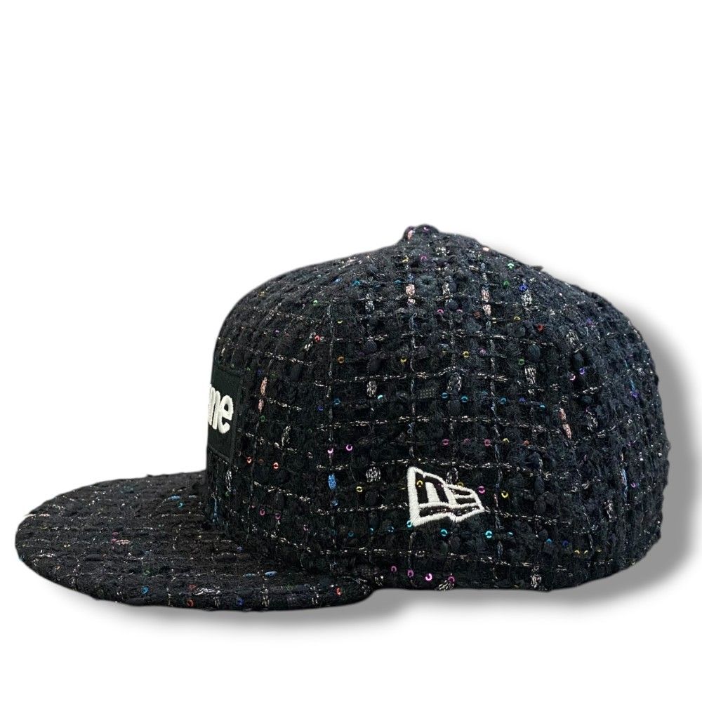 SUPREME × NEW ERA 25AW Boucle Box Logo Cap 7 3/8 ブラック - メルカリ