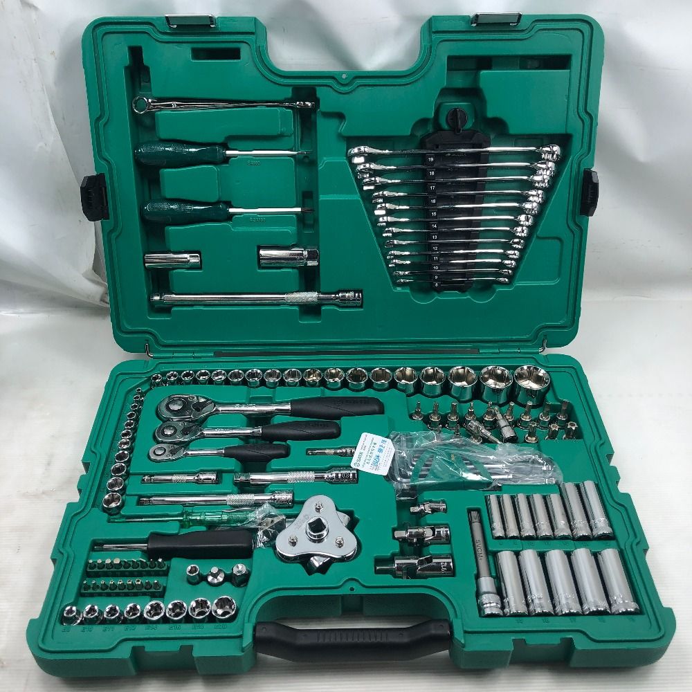 SATA ハンドツール ツールセット 未使用品(S) 付属品完備 09014A グリーン