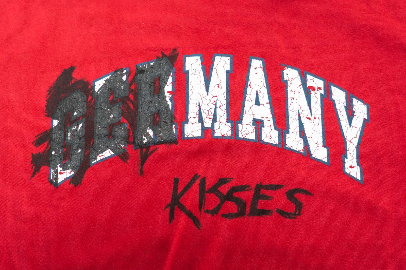 Balenciaga GERMANY KISSES Tシャツ ダメージ加工 極美品 - メルカリ