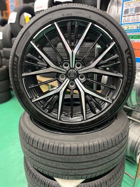 極上レア中古】GR20インチ鋳造アルミホイール＆タイヤセット 8J +40 5