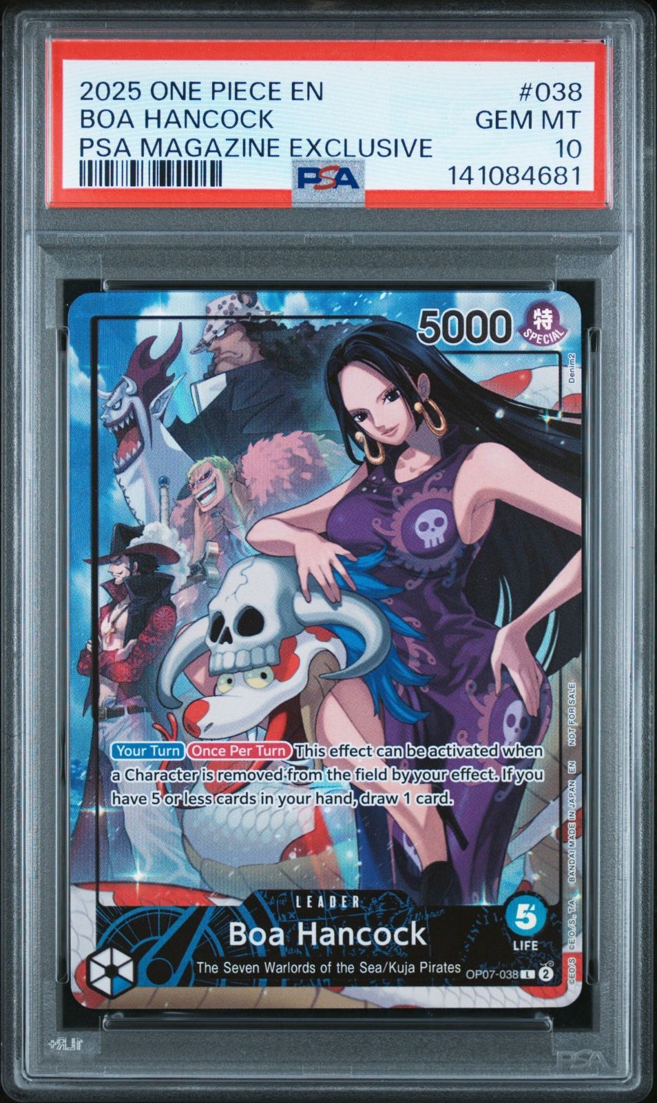 PSA10】ボア・ハンコック 英語版 PSAマガジン 限定コラボプロモカード