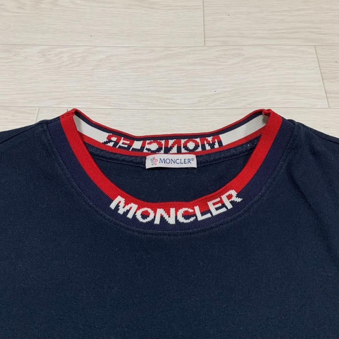 モンクレール レタリング ネイビー Tシャツ M 国内正規品 5S475 - メルカリ