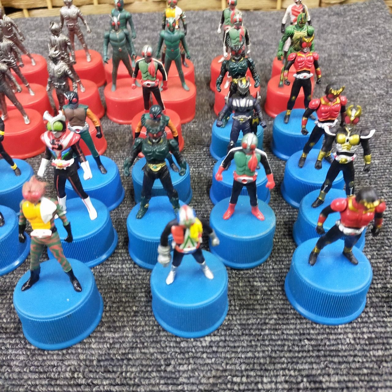 仮面ライダー ボトルキャップ 42個セット フィギュア まとめ売り