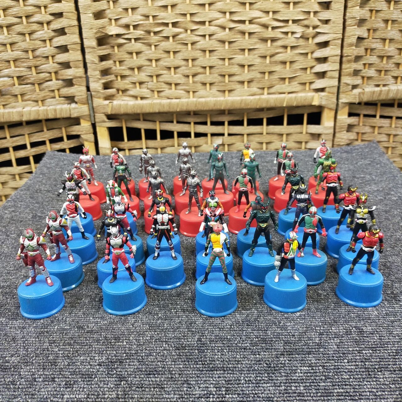 仮面ライダー ボトルキャップ 42個セット フィギュア まとめ売り