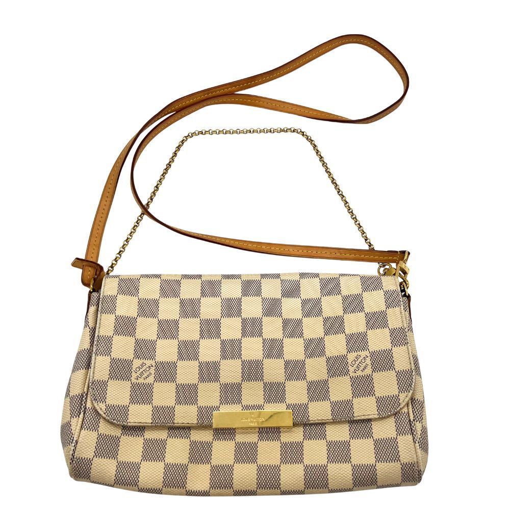 LOUIS VUITTON フェイボリットMM ダミエアズール ショルダーバッグ 楽天市場】【新品】 ルイヴィトン ショルダーバッグ フェイボリット MM