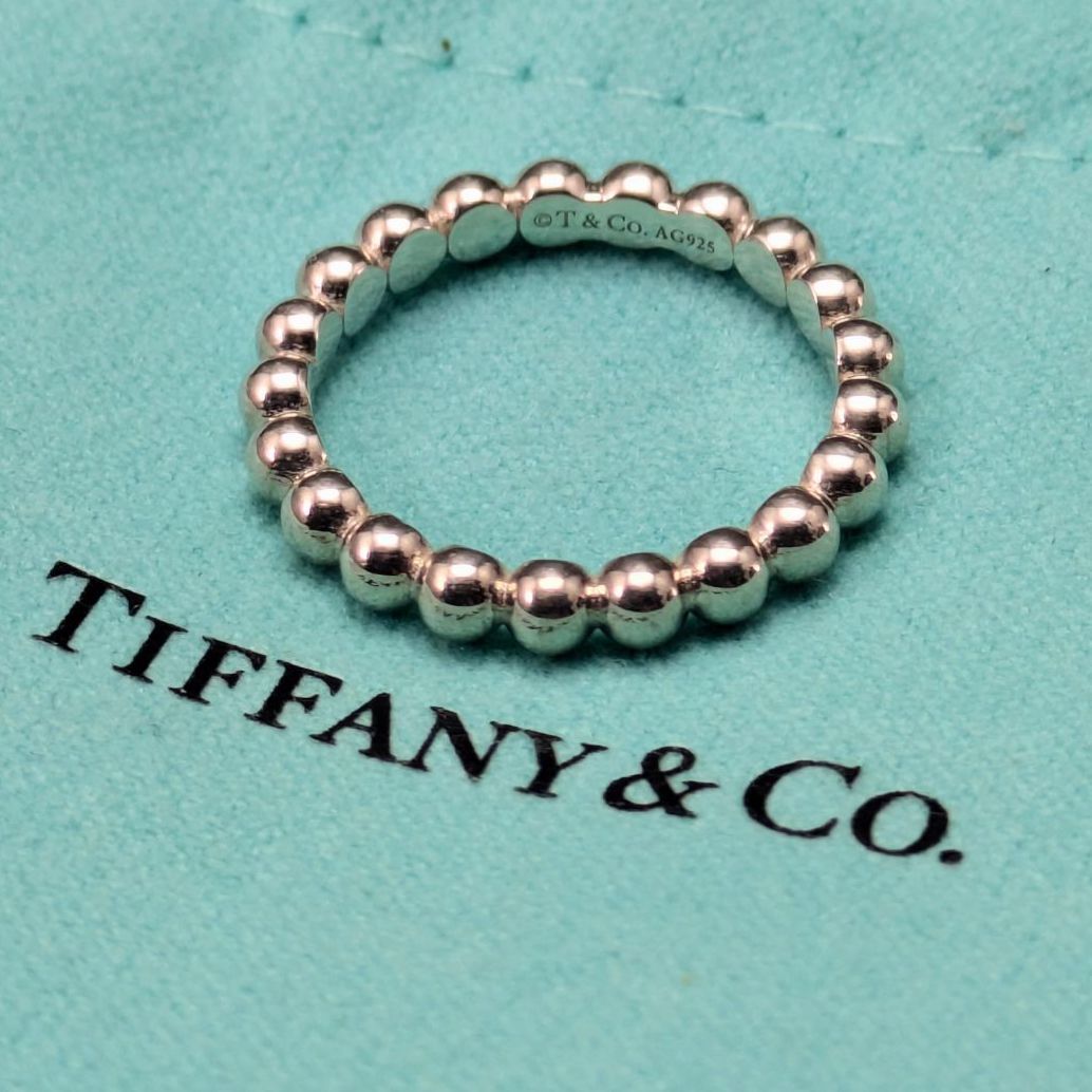 Tiffany ティファニー ハードウェア ボールリング シルバー 925 約11.5 