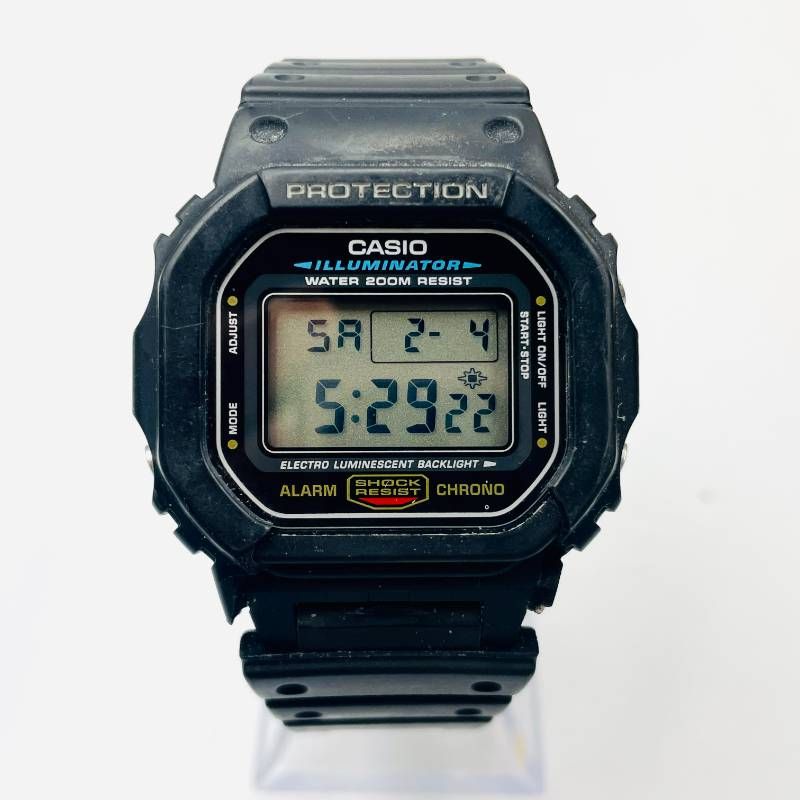 カシオ CASIO G-SHOCK DW-5600E ブラック デジタル腕時計-在庫限り 
