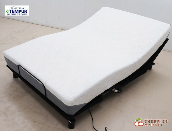 ◆TEMPUR◆ テンピュール エルゴ ワン/ワン バイ テンピュール 電動リクライニングベッド セミダブルベッド 折りたたみベッド 37万