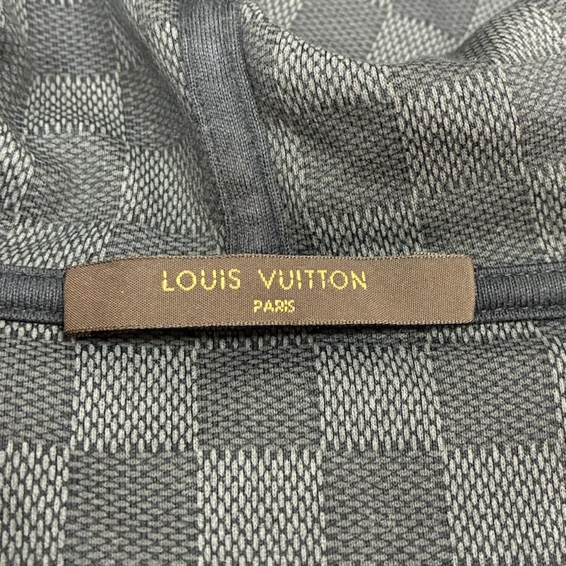 ルイヴィトン ダミエ グラフィット LV エンボス ロゴ ダブル ジップ