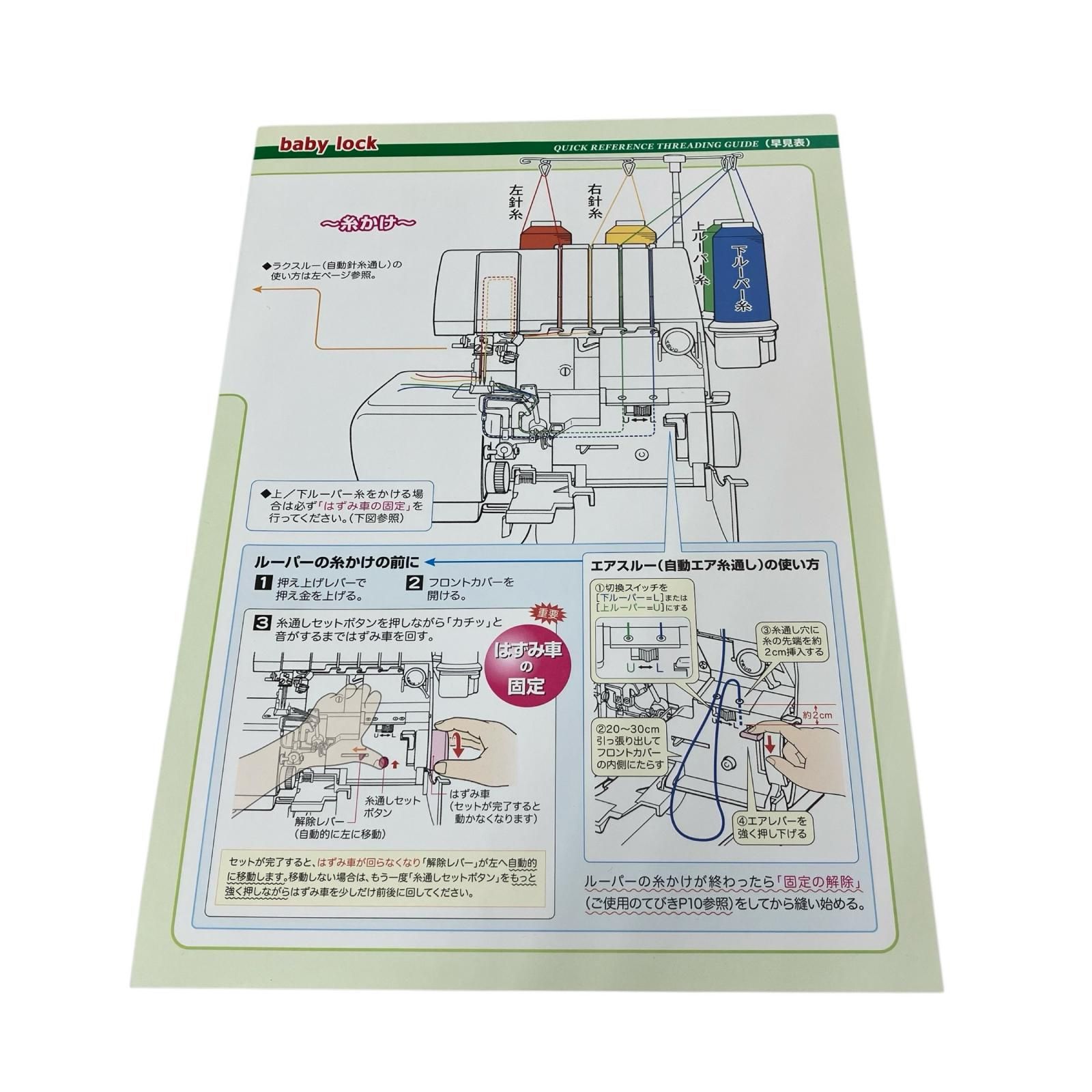186000 訳アリ品 現状品 JUKI ジューキ ミシン baby lock ベビーロック 