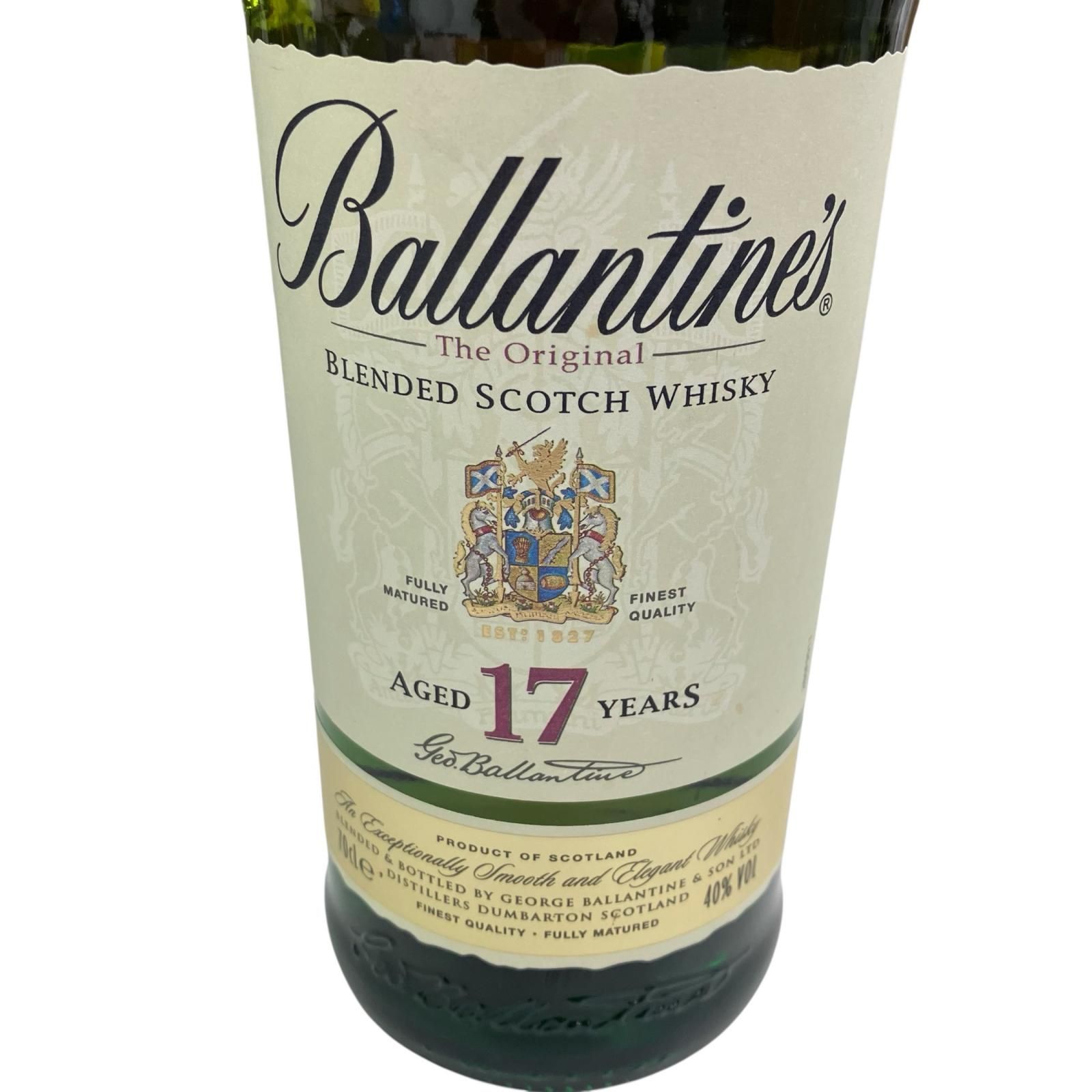 バランタイン17年　新品未開栓 バランタイン 17年 700ml ウイスキー 未開栓 - メルカリ