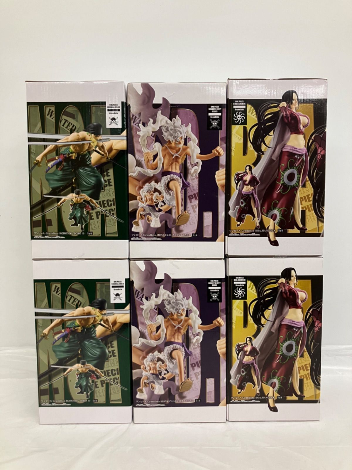 Grandista フィギュア ルフィ ゾロ ハンコック フリーレン 範馬 他 未開封 ONE PIECE ワンピース Grandista フィギュア ゾロ ルフィ