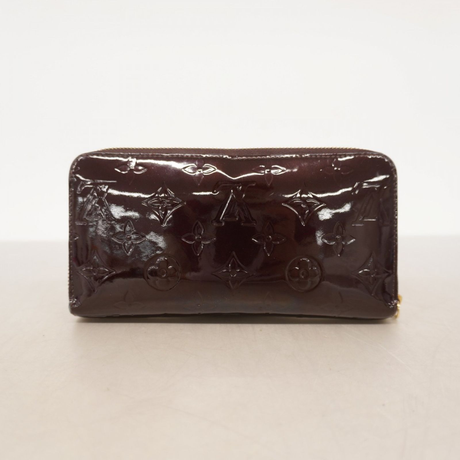 ルイヴィトン M93522 長財布 アマラント  LOUIS VUITTON ジッピーウォレット ヴェルニ ルイ・ヴィトン(Louis Vuitton) ルイ・ヴィトン 長財布 ヴェルニ