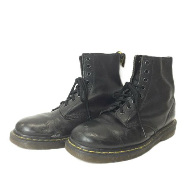 【中古】　Dr.Martens　レザー　ブーツ　8ホール　古着　/4243